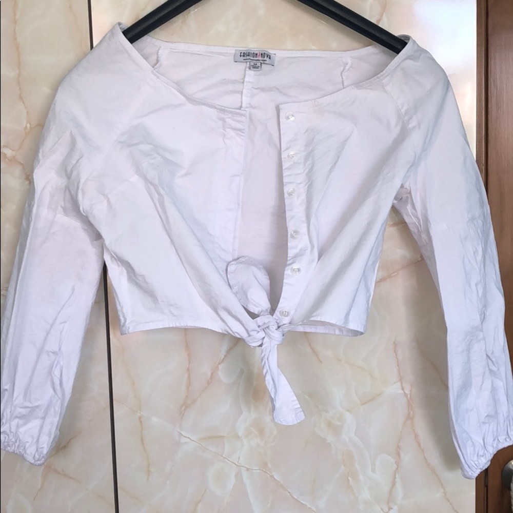 Cropped blouse